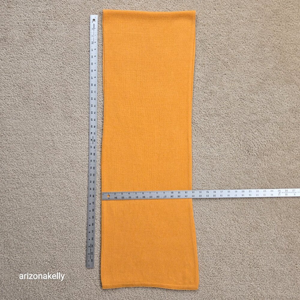 NWOT Everlane Cashmere Scarf Yellow Marigold - Picture 2 of 12